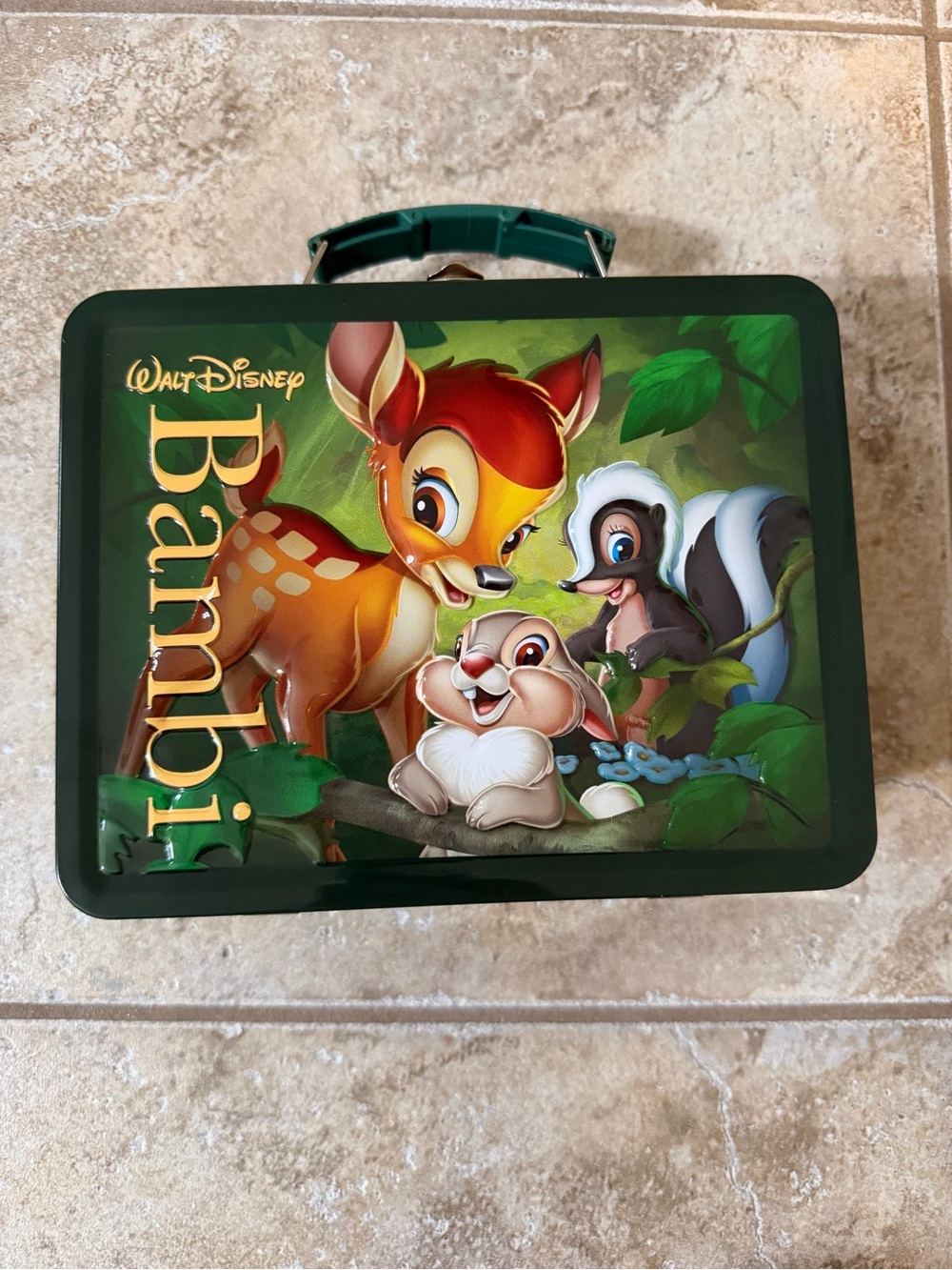 Walt Disney Bambi Metal Collectors Lunchbox